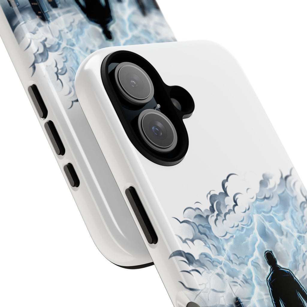 Stand Tall iPhone Case – Motivational Storm Design, Tough Protective Phone Case