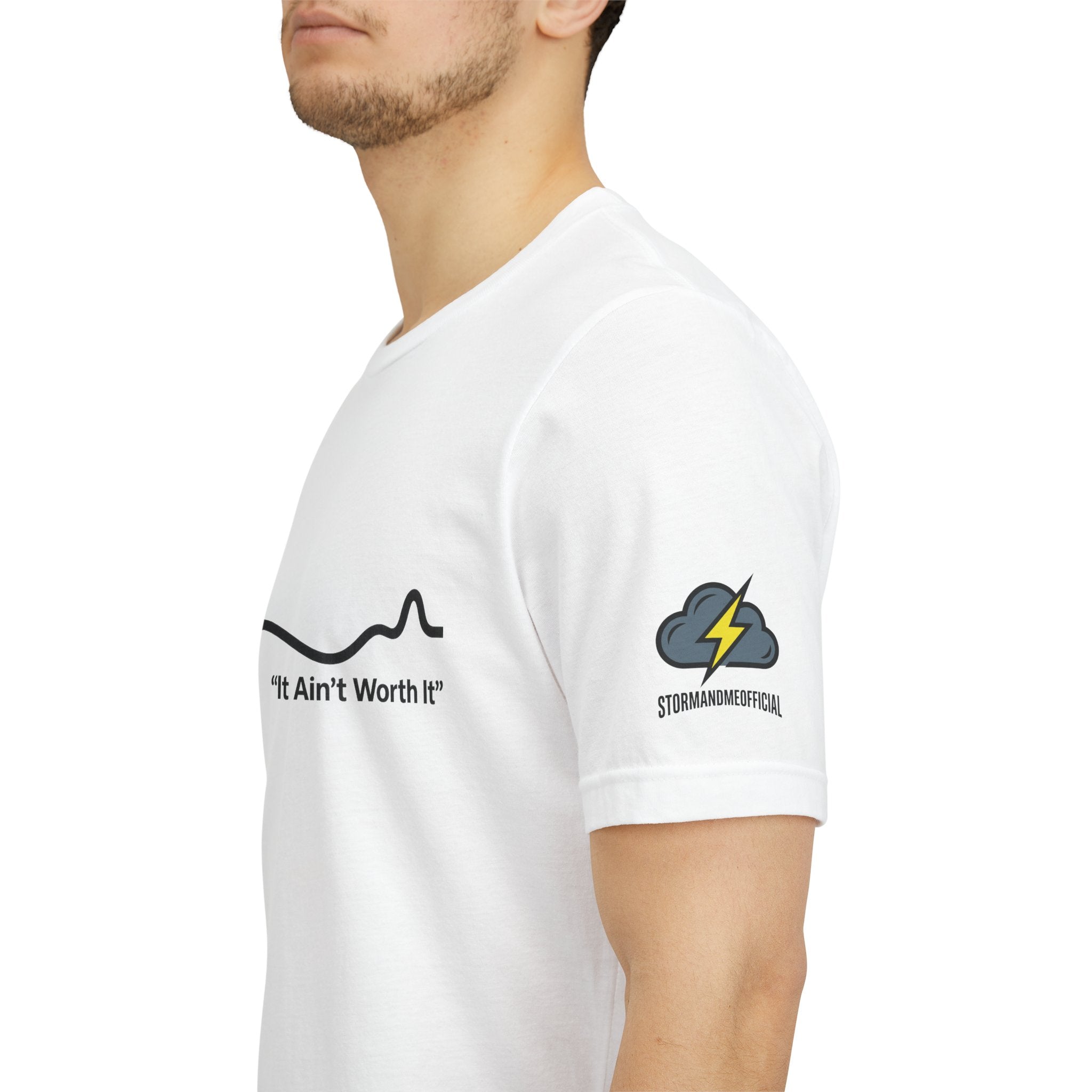 T‑Shirt — “It Ain’t Worth It” Suicide Prevention Heartbeat Tee
