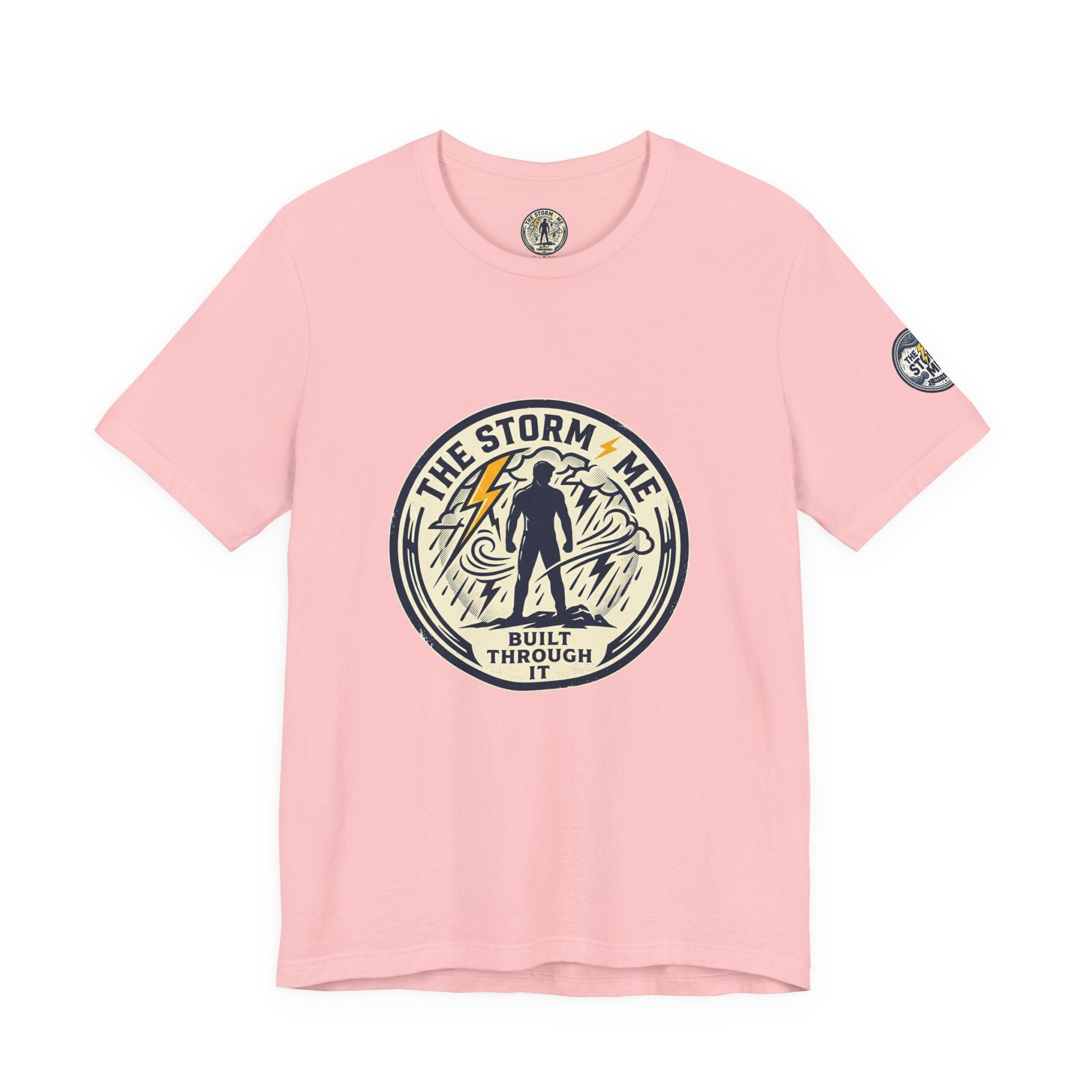 Resilient Storm Graphic Tee — "The Storm Made Me" Motivational T-Shirt