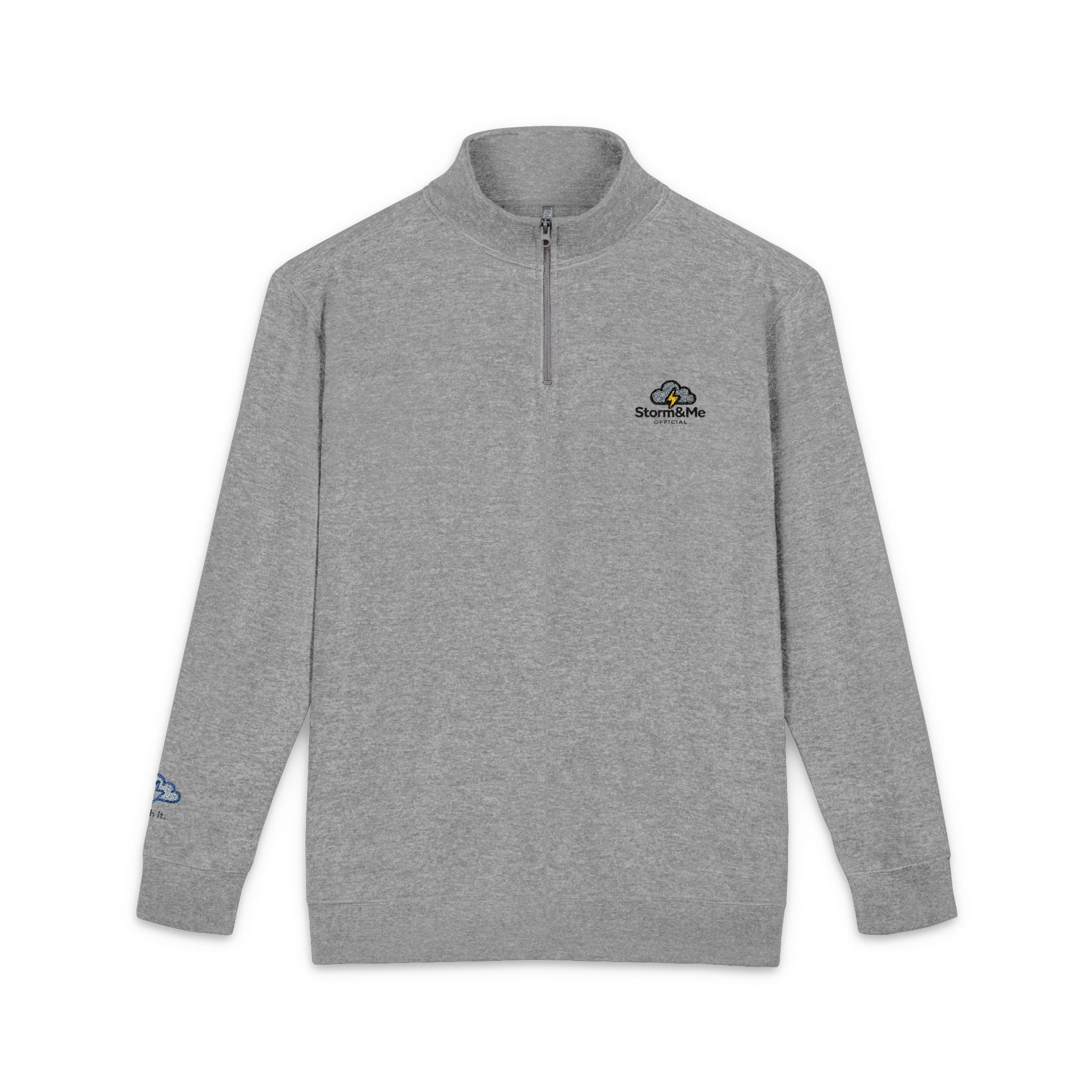 Embroidered Half-Zip Pullover — ‘Some Things Aren’t Worth It… But You Are’