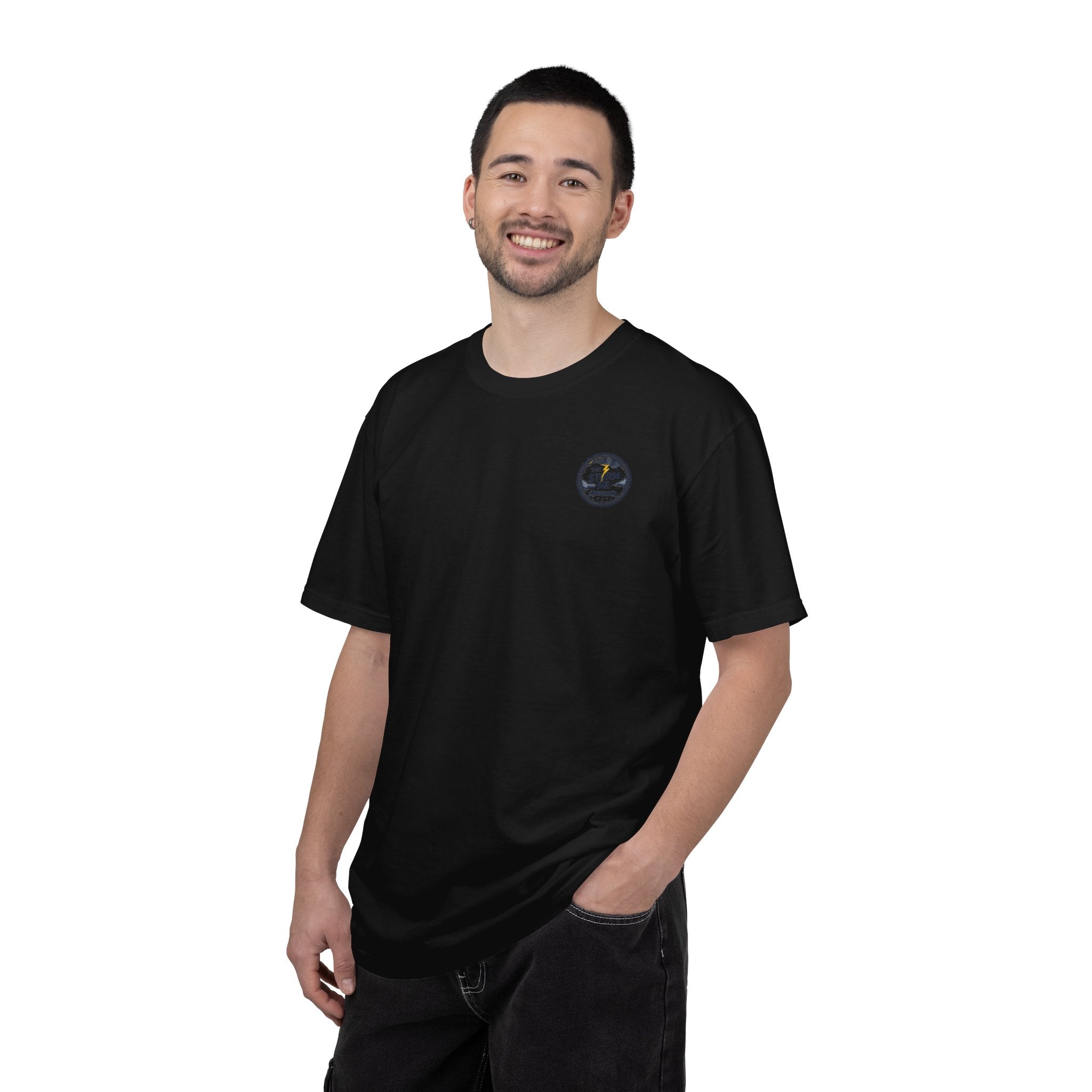 The Storm Logo Tee – Minimal Streetwear | Premium Chest Logo T-Shirt