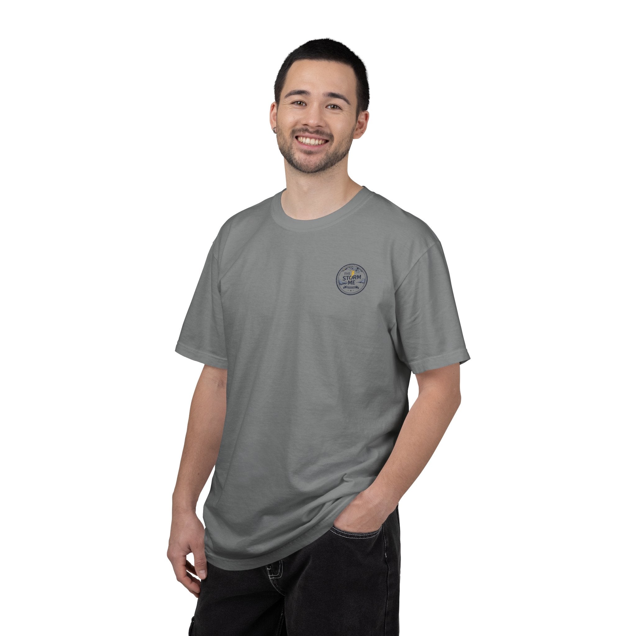 The Storm Logo Tee – Minimal Streetwear | Premium Chest Logo T-Shirt