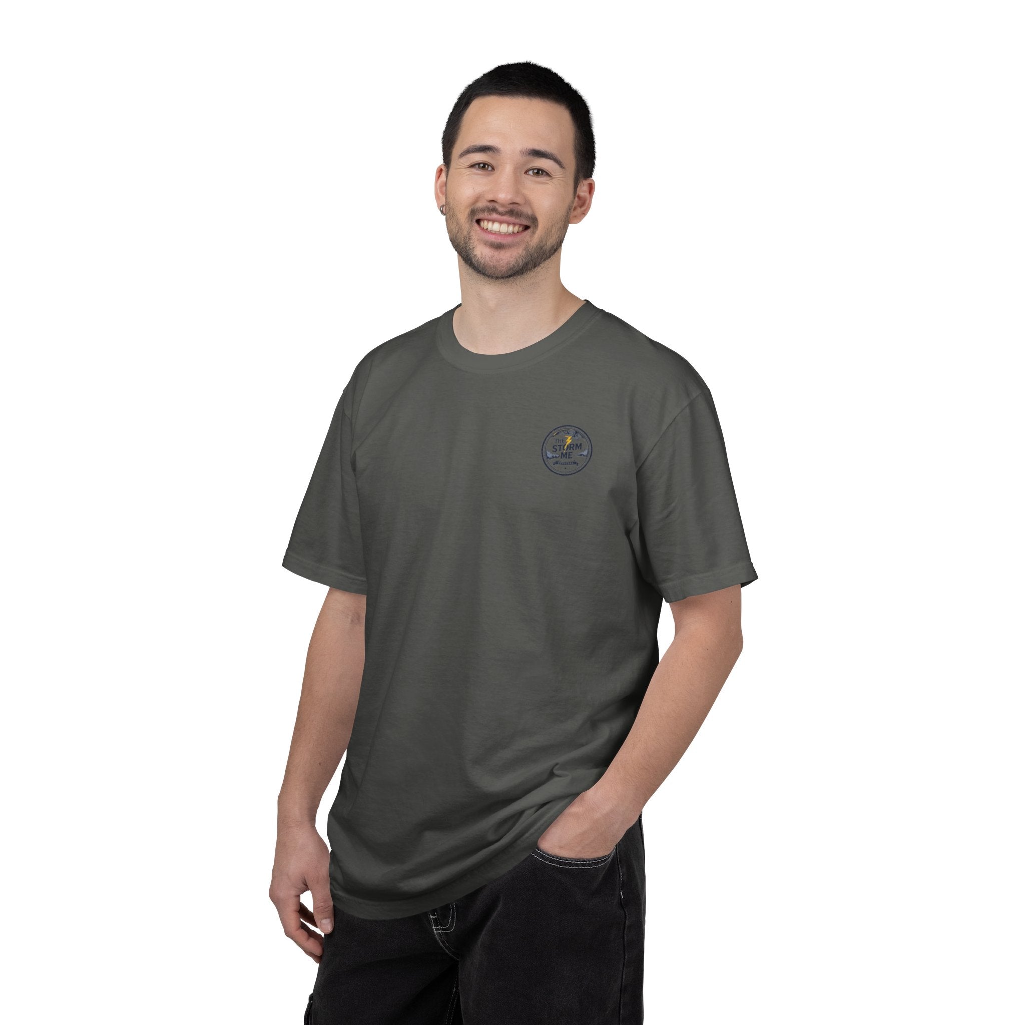 The Storm Logo Tee – Minimal Streetwear | Premium Chest Logo T-Shirt