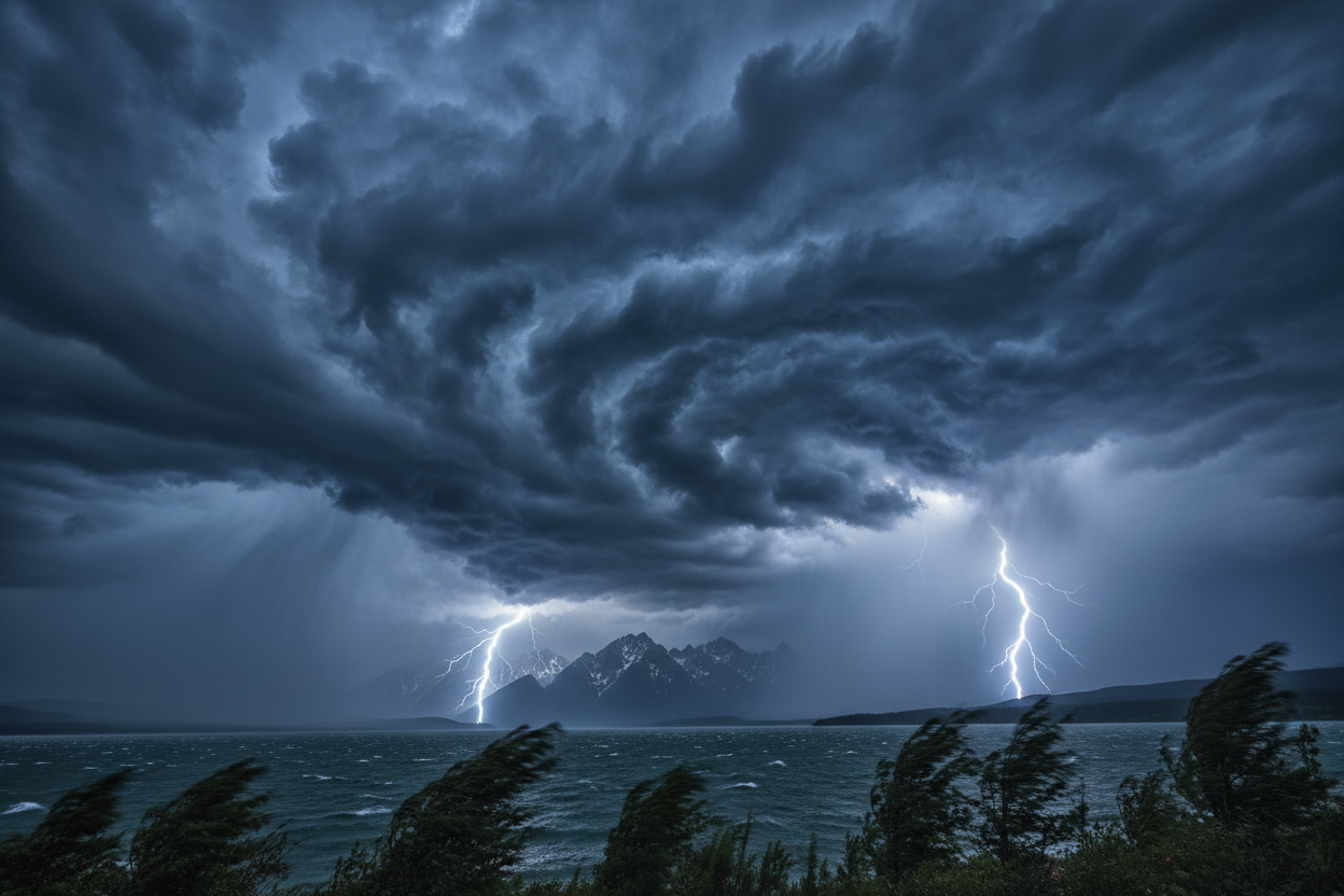 Dramatic Storm Background